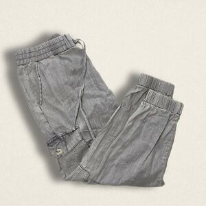 gray cargo pants